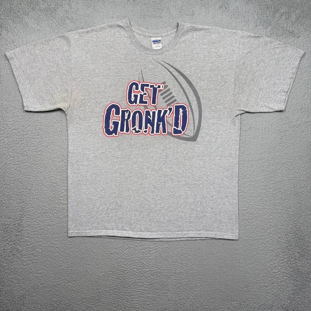 New England Patriots Rob Gronkowski GET GRONK'D T-shirt - Picture 2 of 4
